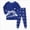 S31-Boy Outfit Fall Winter Clothes-Dark Blue, variant on Boys And Girls Suit Long Pants Regular Long Sleeved PrintedFall Winter Cute Fashion Casual Outfit Set Back to School Boys' Set 2-3 Years Blue