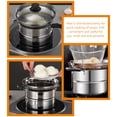 thumbnail image 2 of UPOUART 1 Set Multipurpose Deep Frying Pot Stainless Steel for Boiling Pasta in Home Cooking, 2 of 8