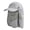 Gray, variant on TureClos Foldable Sun Protection UV Fishing Camping Hiking Hat Windproof Sun Hat