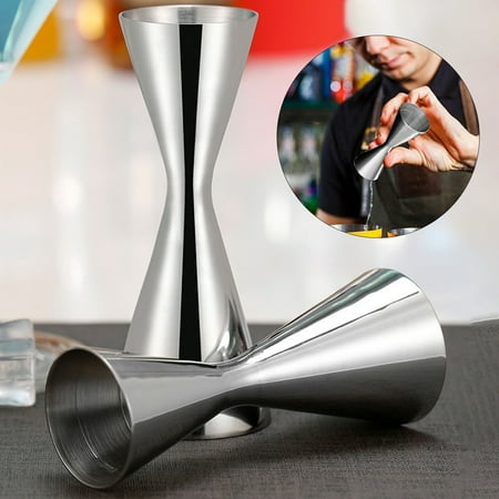 

45ML/60ML Cocktail Jigger Smooth Surface Japanese Style Small Size Double Measure Cup Cocktail Jigger for Party