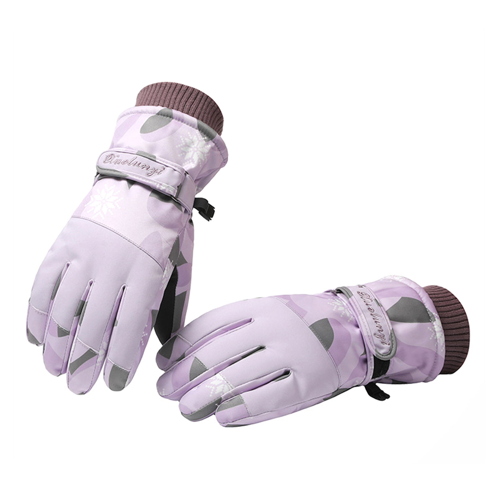 1 Pair Unisex Winter Gloves Mittens Waterproof Warm Anti-slip Outdoor Sport Gear 