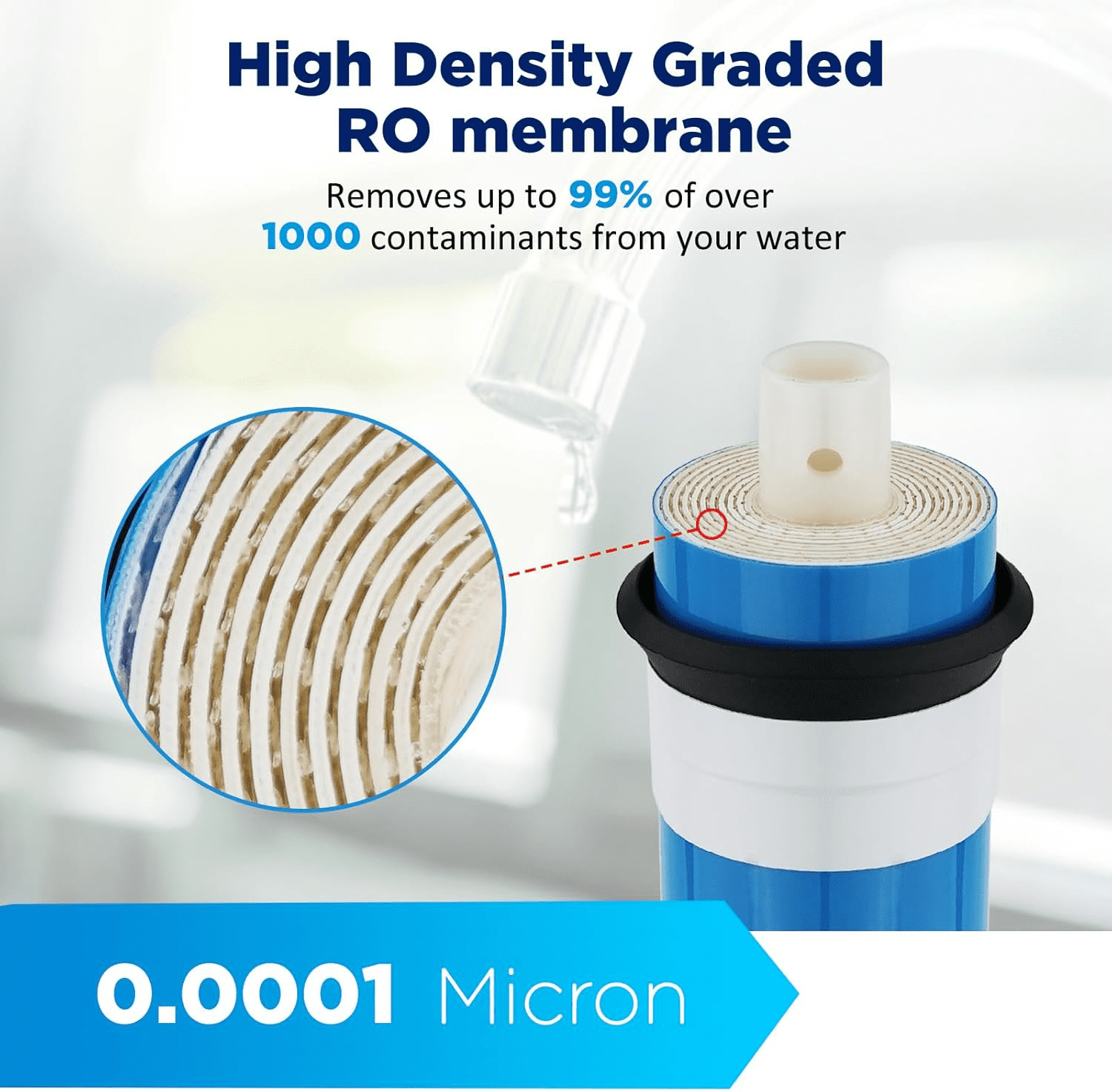 Membrane Solutions Combo Pack Water Filter Replacement Cartridge Compatible GE RO Set GXRM10RBL GXRM10G Reverse Osmosis Systems, 6x Carbon Filters, 3x 150GPD RO Membrane Filter