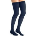 thumbnail image 4 of Jobst Opaque 20-30 mmHg Closed Toe Thigh High Compression Stockings w/Dot Band Anthracite X-Large, 4 of 7