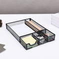 thumbnail image 3 of Seitruly La elegante bandeja de metal ordenada para el escritorio y la rejilla del marco de almacenamiento de múltiples compartimentos son Type3 NO3, 3 of 6