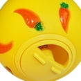 thumbnail image 3 of Bola de para mascotas, cuenco alimentador para perros, juguete interactivo para aperitivos, lanzador de bolas, juguetes de alimentación Amarillo Colco Tratar la bola, 3 of 8