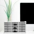 thumbnail image 1 of LOLIPPYY Portable Wood Cd Case White Compact Lightweight Media Storage Box for Home Office Use, 1 of 8
