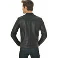 thumbnail image 2 of Noora Leather Jacket Men's Genuine Stylish & Fashionable Black Smart Fit NI-59, 2 of 8