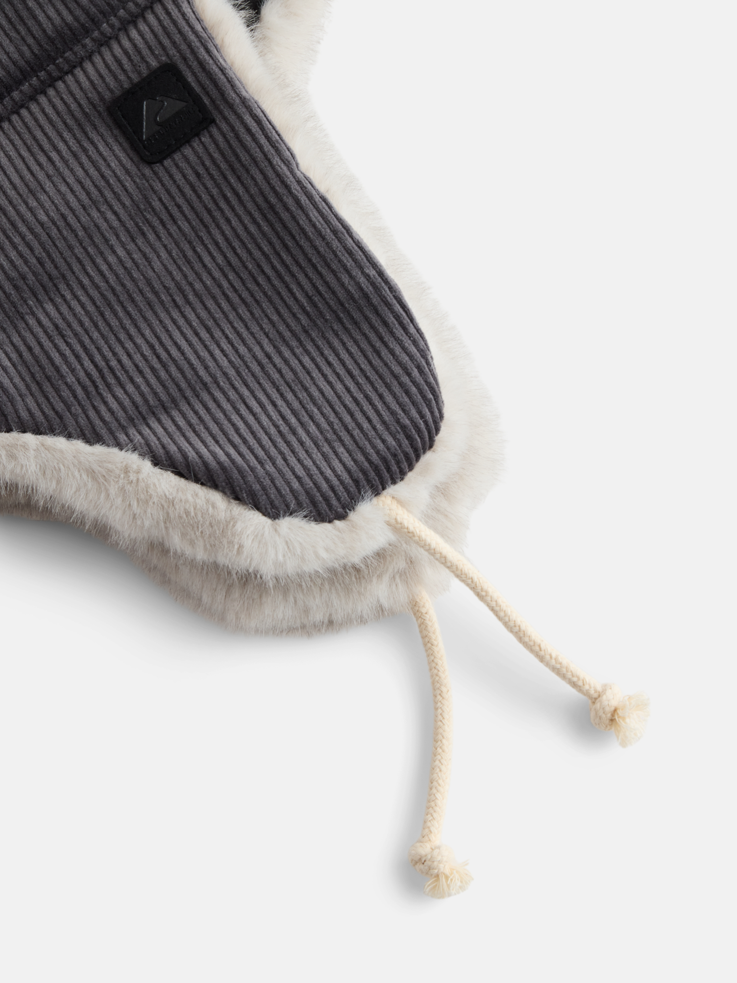 Ozark Trail Women's Corduroy Trapper Hat, Charcoal