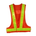thumbnail image 2 of Chaleco reflectante de alta visibilidad Chaleco reflectante para correr Chaleco de trabajo ajustable Naranja, 2 of 9