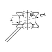 (8 Pack) Sea Rail Shipping Container Manual Twist Lock Twist lock Left-Right Handlocking