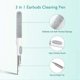 thumbnail image 2 of Bluetooth Earphone Cleaning Brush, 3 in 1 Brush Metal Tip Soft Brush Tool Flocking Sponge for Airpods 1 2 3 Pro MAX Free 2 Galaxy Buds Live IE80, 2 of 5