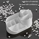 thumbnail image 5 of Makeup Organizer Box | Transparent Plastic Drawer Style | Rotating Compartment | Multi-Section Storage | Cosmetic & Lipstick Holder | Pen & Stationery Rack | 8x4.5x4.3 in | Durable Countertop Storage, 5 of 6