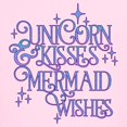 thumbnail image 3 of CafePress - UNICORN KISSES And MERMAID WISHES T Shirt - Light T-Shirt Kids XS-XL, 3 of 4