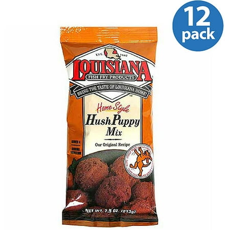 Louisiana Fish Fry Products Home Style Hush Puppy Mix, 7.5 oz, (Pack of (Best Hush Puppy Mix)