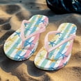 thumbnail image 3 of Psesaysky Sea Starfish Printed Sandals for Indoor Outdoor Daily Wear Convenient Flip Flops for Women Girls Size 5-9, 3 of 7