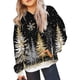 thumbnail image 4 of Sudadera con capucha para niñas y niños, sudadera de manga larga con cuello redondo y estampado de moda, jersey con bolsillo, sudadera de poliéster para niñas, 4 of 8