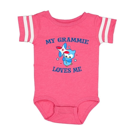 

Inktastic My Grammie Loves me with Owl Gift Baby Boy or Baby Girl Bodysuit