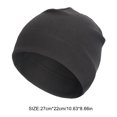 thumbnail image 4 of Skull Caps for Men Liner Unisex Solid Color Multifunction Headgear Sun Protection Hair Accessories Skiing black, 4 of 6
