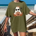 thumbnail image 6 of Short Sleeve Summer Tops For Women 2026 Vacation Trendy Womens Tops Dressy Casual 3/4 Sleeve Red Blouses For Women Long Sleeve T Shirts For Women Loose Fit, 6 of 6