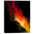 thumbnail image 2 of Yellow Red 3d Abstract Waves - Contemporary Abstract Wall Art, 2 of 3