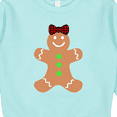 thumbnail image 3 of Inktastic Cute Gingerbread Girl with Red Plaid Bow Toddler Sweatshirt, 3 of 4