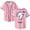 Pink, variant on Scream 7 Inspired Graphic Merch Baseball Jersey T-Shirt Unisex V-Neck Summer Short Sleeve Streetwear Top