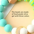 thumbnail image 6 of Amaiiu Beads Bracelet Keychain Pendants Exquisite Fashion Decor Accessory Tassel Keys Ring Pendant Hanging Decor Bags Fringe Keyholders Light blue, 6 of 7