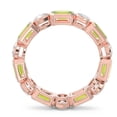 thumbnail image 4 of 5.00 Carat Genuine Diamond Peridot Gemstone Anniversary Eternity Bands for Women Solid 18K Rose Gold Size 4.5 by Diamond-Capitals, 4 of 8