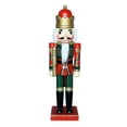 thumbnail image 3 of Figura de Cascanueces de Navidad de madera, estatua de pie de 14 pulgadas, figurita de Cascanueces tradicional para decoración de regalo para SM SunniMix figura del soldado cascanueces, 3 of 8
