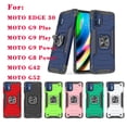 thumbnail image 2 of Para Motorola EDGE 30/G9 G8 Plus Play Power/G42/G52 Funda Para Teléfono Resistente A Los Golpes , Soporte Magnético Para El Hogar Del Coche De Anillo Giratorio De 360 Grados ,, 2 of 4