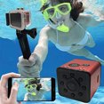 thumbnail image 4 of SQ13 Ultra-Mini DV Pocket WiFi 1080P Grabadora de video digital Cámara Videocámara con estuche impermeable de 30 m, compatible con cámara deportiva de visión nocturna por infrarrojos MFZFUKR 2035283-3, 4 of 8