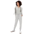 thumbnail image 1 of Pantalones Jogger con Logo Gap para Mujer en Gris Claro, 1 of 2