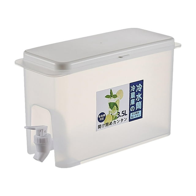 Dispensador de bebidas, jarra de agua con grifo, dispensador de bebidas heladas transparente, jarra de agua para reunión, fiesta, Bar, té helado al Grueso