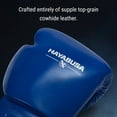 thumbnail image 5 of Hayabusa Pro Leather Hook and Loop Boxing Gloves for Men and Women - Blue, 16oz, 5 of 6