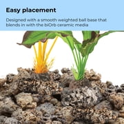 biOrb Small Green & Red Silk Plant Set - Aquarium Plant Decoration