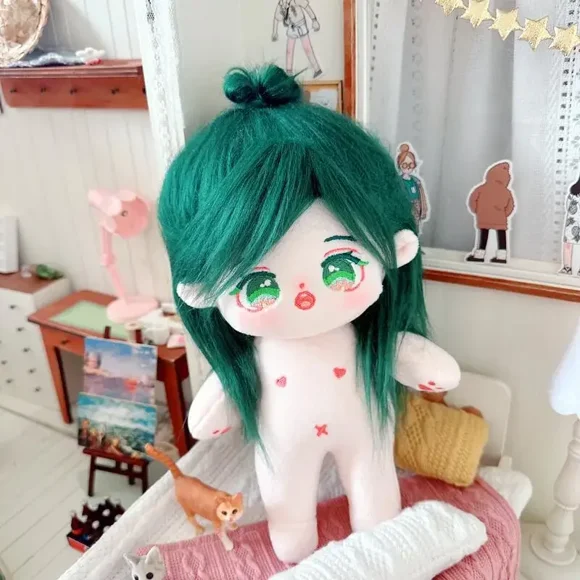Poupée Idole en Peluche de 7,8 Pouces en Coton, Poupées Étoiles Kawaii, Peluches pour Bébé, Poupées Sans Attributs, Jouets, Collection de Fans, Cadeaux pour Enfants
