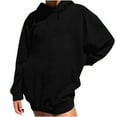 thumbnail image 5 of Njoeus Oversized Sweatshirt For Women Fall Outfits For Women Fashion Women'S Casual Pringting Long Sleeve Sweatshirts Casual Pullover Sweatshirt Hooded Sweatshirts Long Sleeve Tops For Women On Cleara, 5 of 6