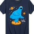 thumbnail image 3 of Sesame Street - Cookie Monster In Space - Toddler and Youth Short Sleeve Graphic T-Shirt, 3 of 5