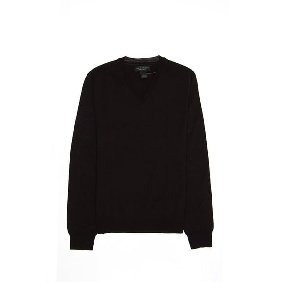 Baruffa Men's V-Neck Sweater (Medium, Purple)