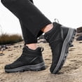 thumbnail image 4 of YOURDIARY Mens Hiking Boots Waterproof Non-Slip Outdoor Trekking Shoes Lightweight Durable Trail Camping Mountaineering Boots, 4 of 6