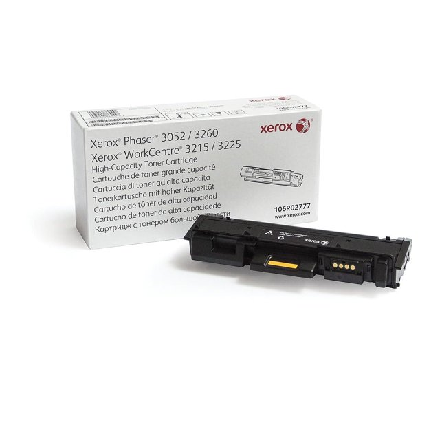 Cartucho de tóner Xerox 106R02777 de alta capacidad (negro, paquete de 1)
