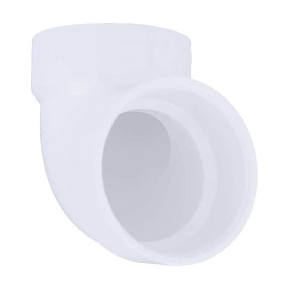 Manufacturer Varies 90 Vent Elbow, Schedule 40, 2 in,White 1WKT5