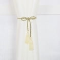 thumbnail image 1 of 2pc Curtain Rope Hand Woven Home with Tassel Hanging Rope Decoration Living Room Bedroom without Punching Convenient and Beautiful, 1 of 5