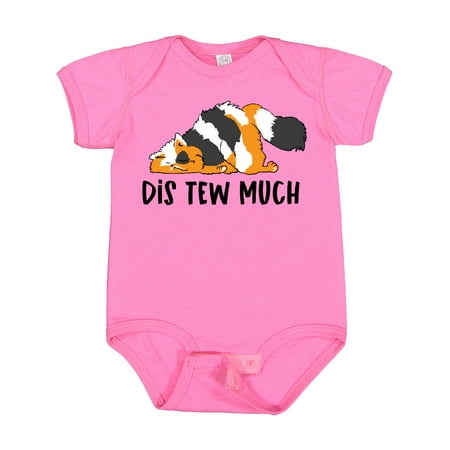 

Inktastic Napping Dis Tew Much Calico Fat Cat Gift Baby Boy or Baby Girl Bodysuit