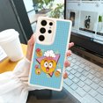 thumbnail image 3 of Protéjase con estilo: Funda para teléfono plateada colorida de doble capa esmerilada con ilustración única para iPhone 15 Pro Max 14 13 12 Pro 11 - ¡Muestre su personalidad!, 3 of 4