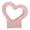 Pink, variant on Flower Gift Bag, 1Pc Heart Shaped Flower Box, 11.6x11.8 Inch Empty Bouquet Bags with Handle for Wedding Bridal Anniversary Birthday Party Gift Packaging, Beige, YDYB, Makeup Organizers