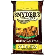 Snyder's of Hanover: Sticks Butter Sesame With Sesame Seeds Pretzels, 9 Oz