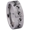 thumbnail image 3 of Butterfly Rose Tungsten Carbide Ring, 3 of 6