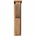 thumbnail image 2 of 5 1/2"W x 14"D x 26"H Crestline Smooth Corbel w/Backplate, Western Red Cedar, 2 of 9