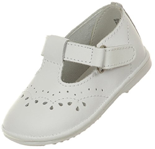 white infant dress shoes